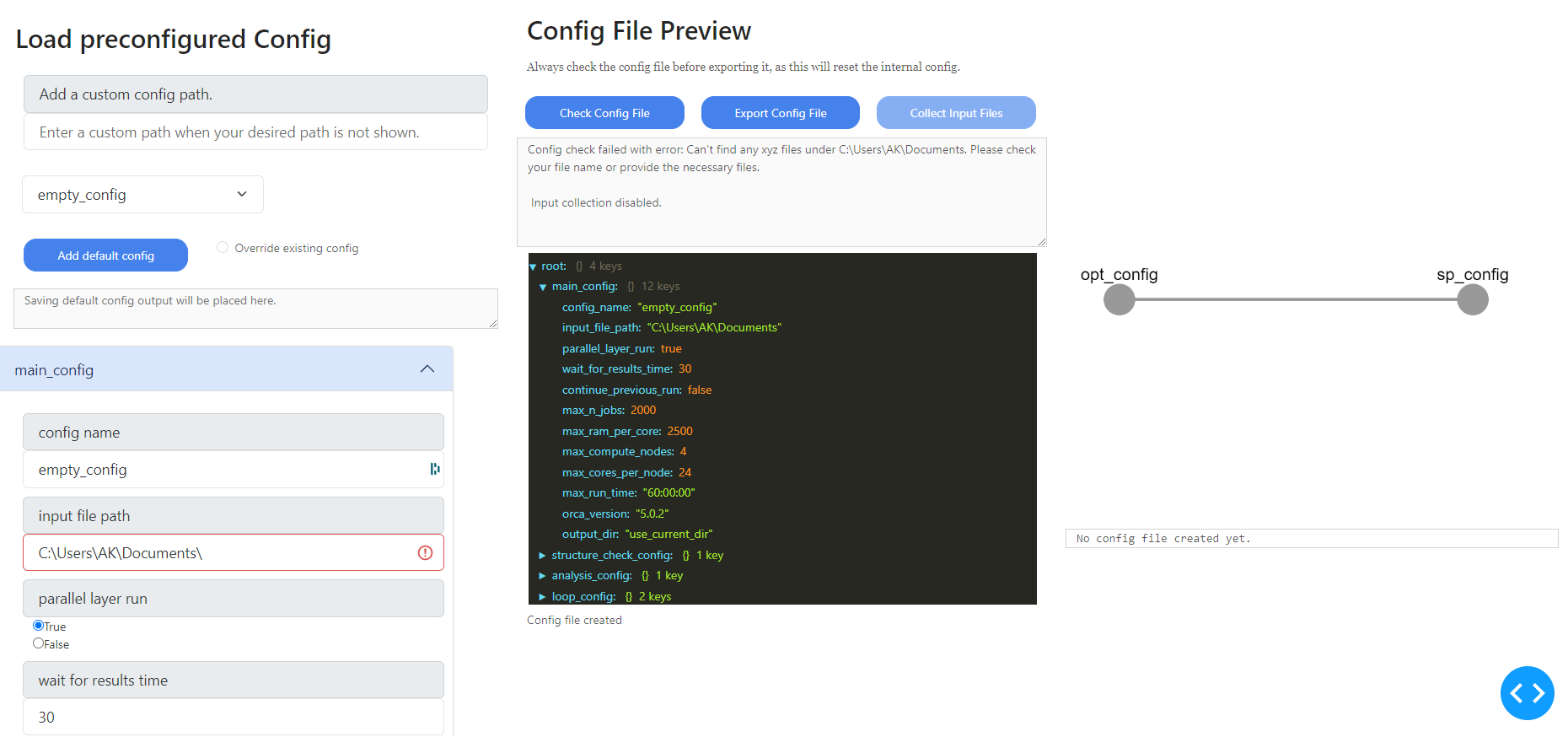 GUI Config